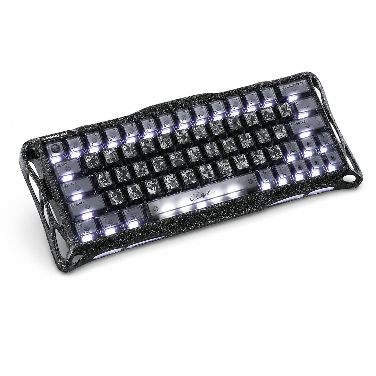 GravaStar Mercury V60 Pro Special Edition – Cyber Frost Black 8K Hall Effect