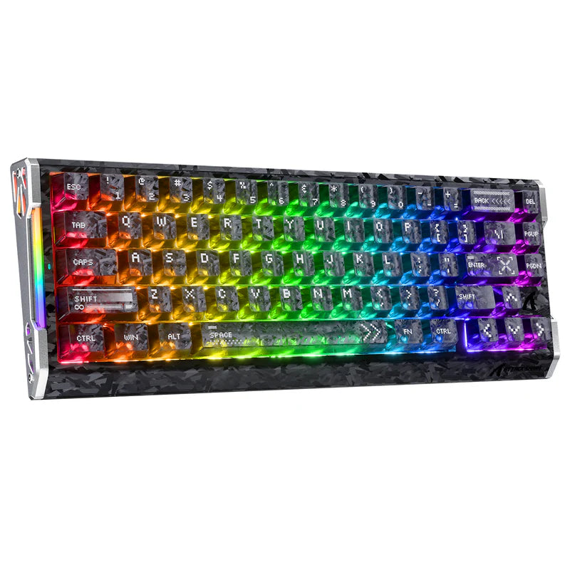 ATTACK SHARK R68 HE Rapid Trigger com Switch Magnético em Fibra de Carbono